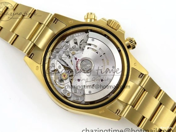 MiroTime 0323 Daytona 116508 QF 1:1 Best Edition Black Diamonds Dial on YG Bracelet SH4130 V3 (Gain Weight) Popular 1719